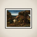 Saint George and the Dragon framed