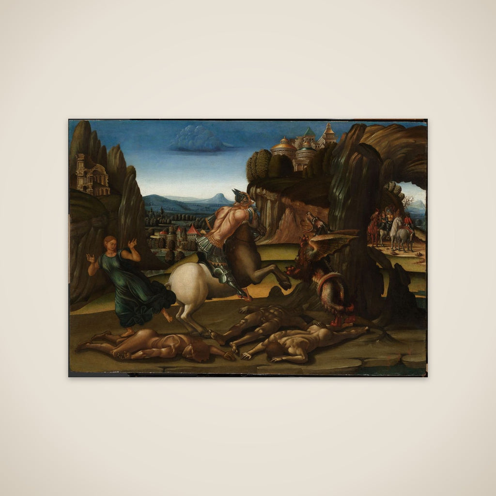 Saint George and the Dragon unframed print