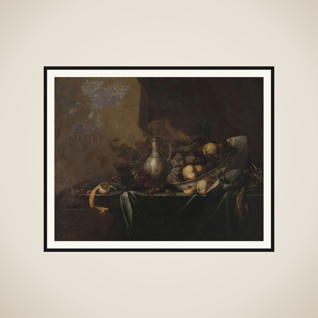 Still Life with Fruit framed