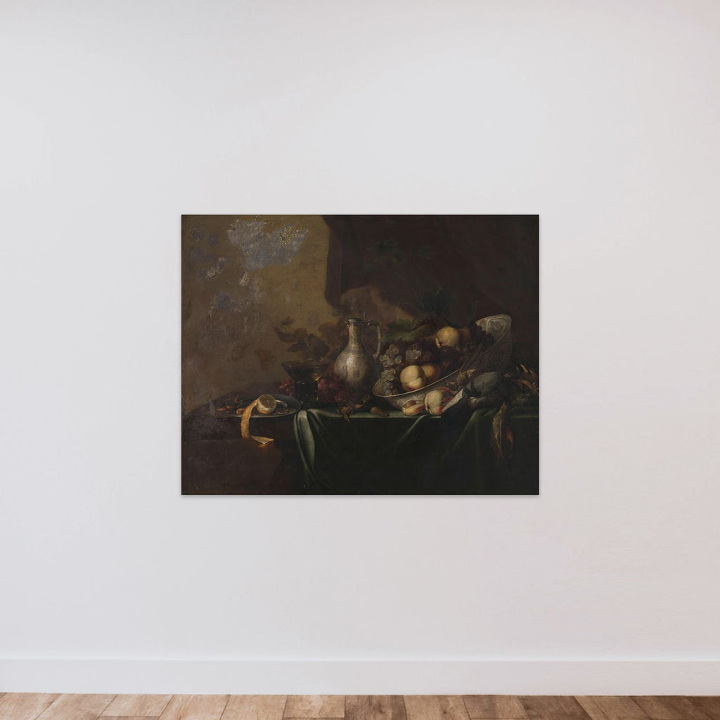Still Life with Fruit unframed — shown to scale