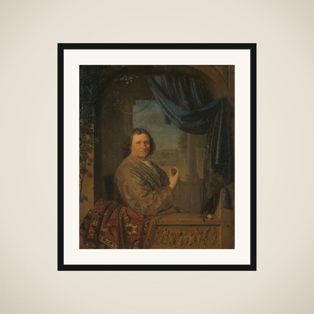 Portrait of a Man with a Watch framed