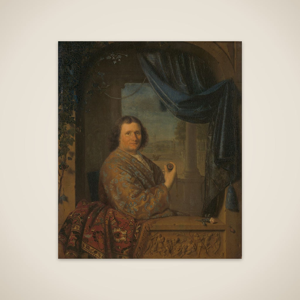 Portrait of a Man with a Watch unframed print