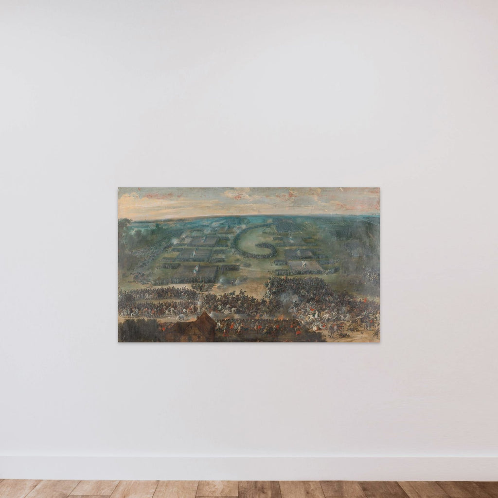 The Battle of Fleurus, 1622 unframed — shown to scale