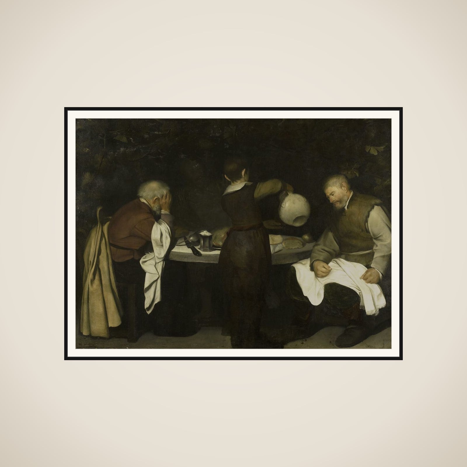 Supper at Emmaus framed