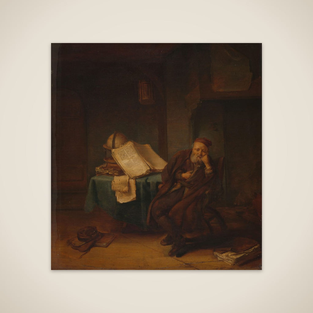 Philosopher in his Study unframed print