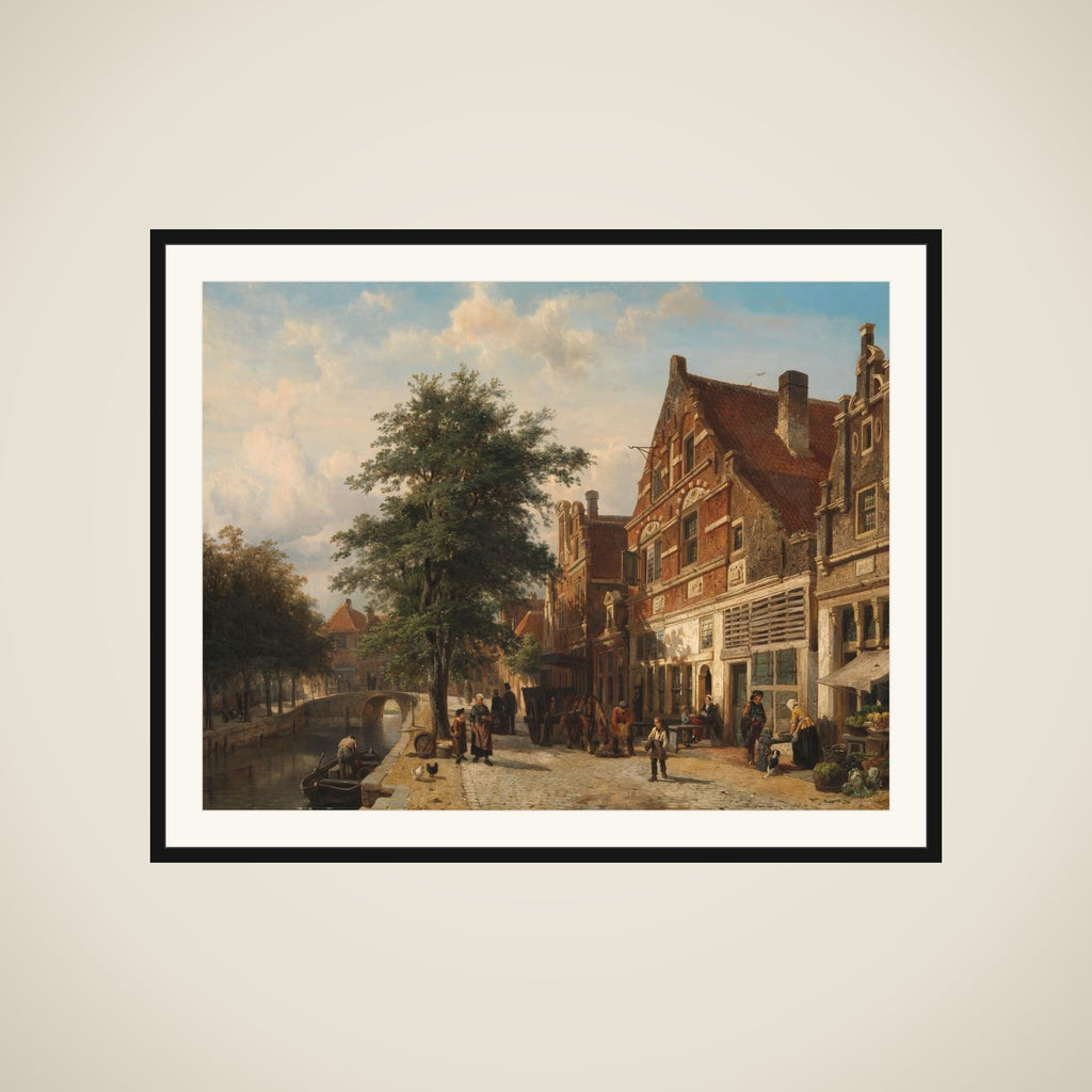 The Zuiderhavendijk, Enkhuizen framed