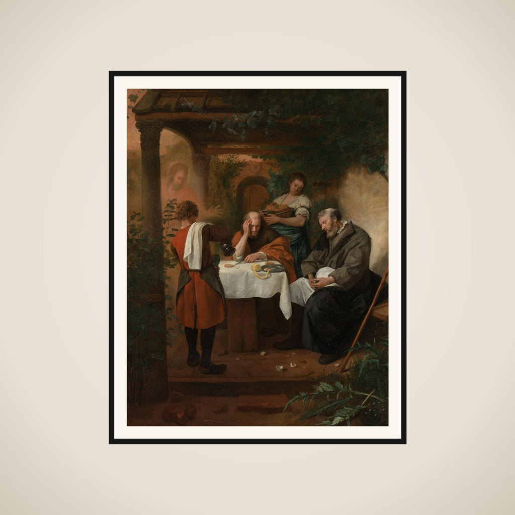 Supper at Emmaus framed