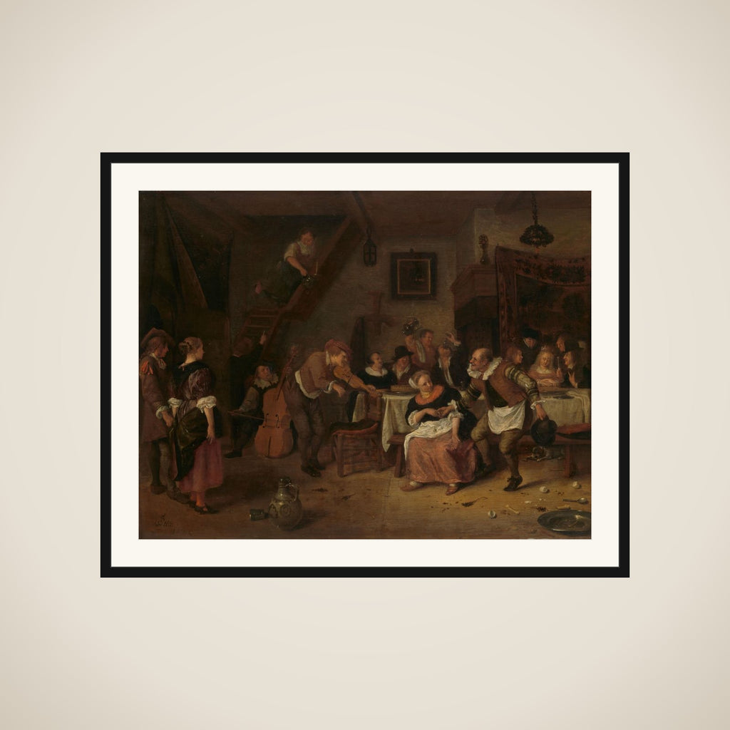 Peasant wedding framed