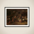 Peasant wedding framed