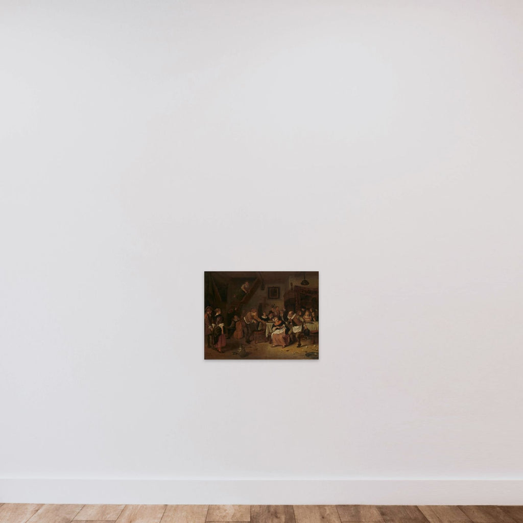 Peasant wedding unframed — shown to scale