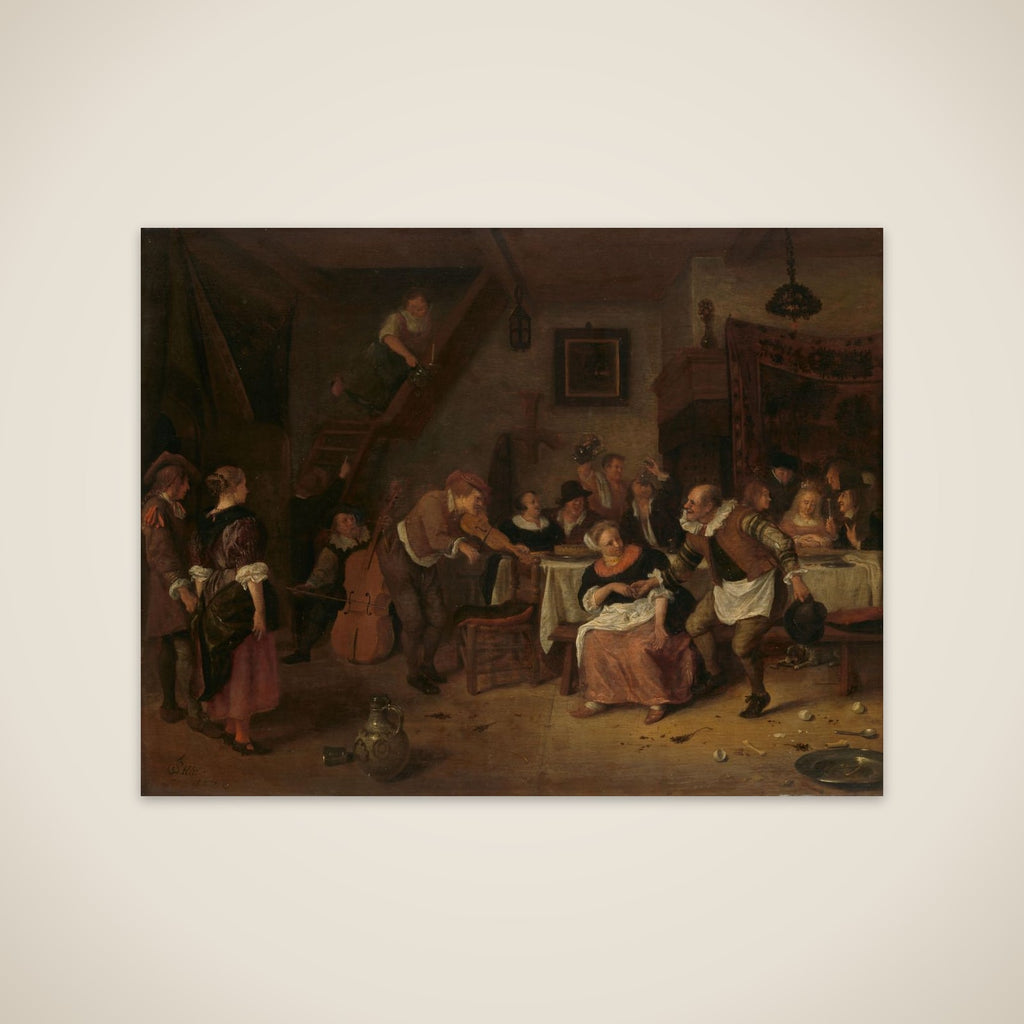 Peasant wedding unframed print