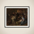 The adoration of the shepherds framed