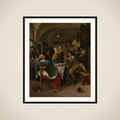Family scene framed