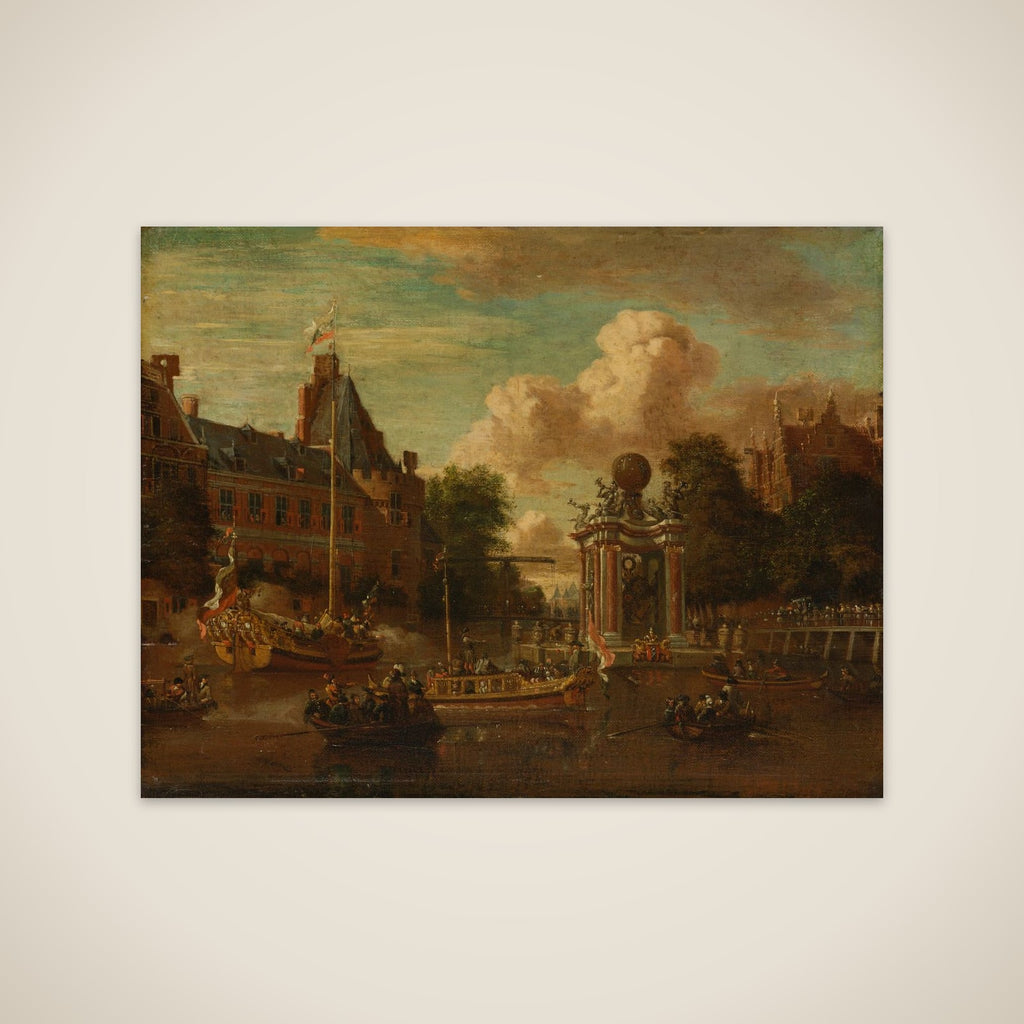 The Muscovite legation visiting Amsterdam, 29 August 1697 unframed print