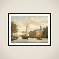 Nijenrode Castle on the Vecht near Breukelen framed