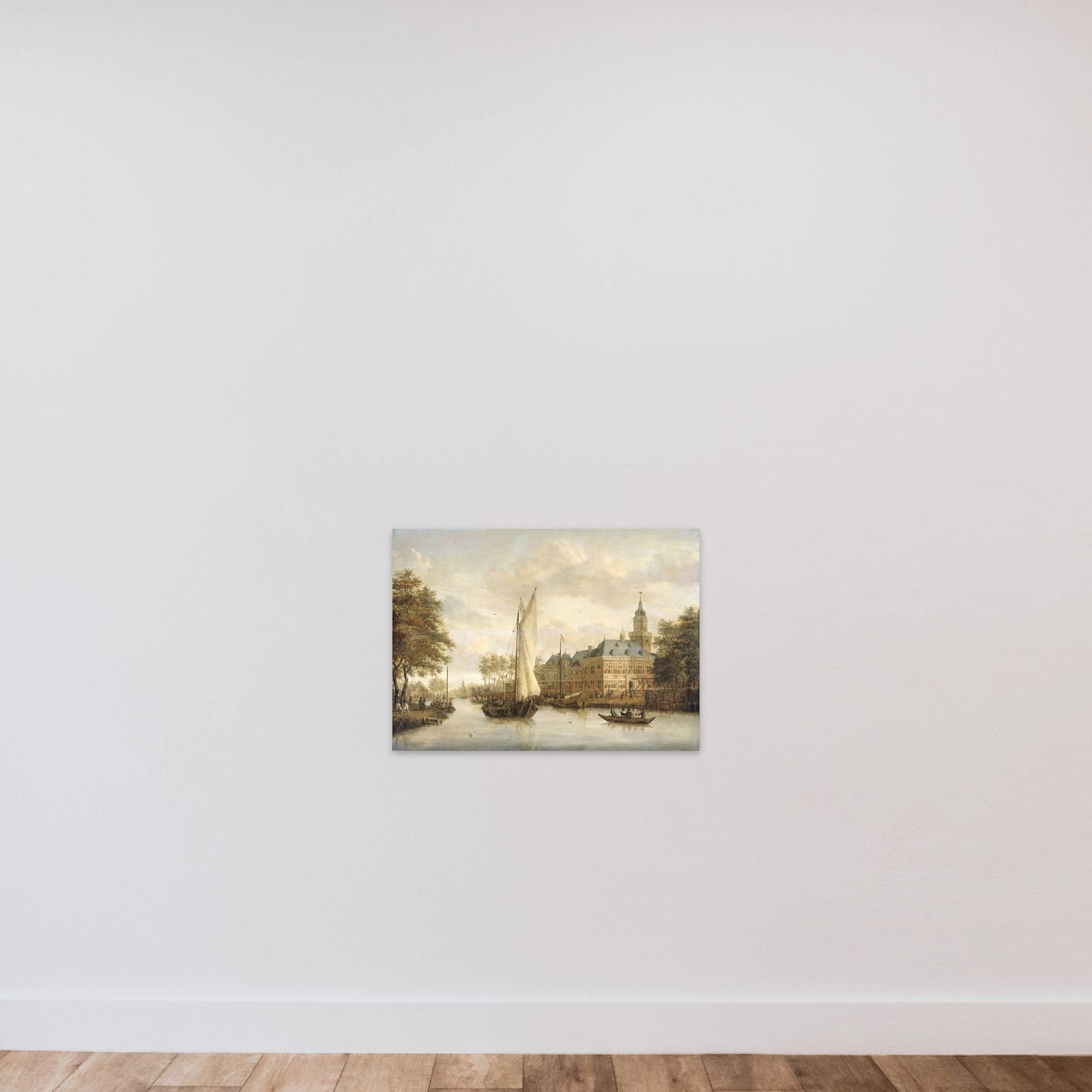 Nijenrode Castle on the Vecht near Breukelen unframed — shown to scale