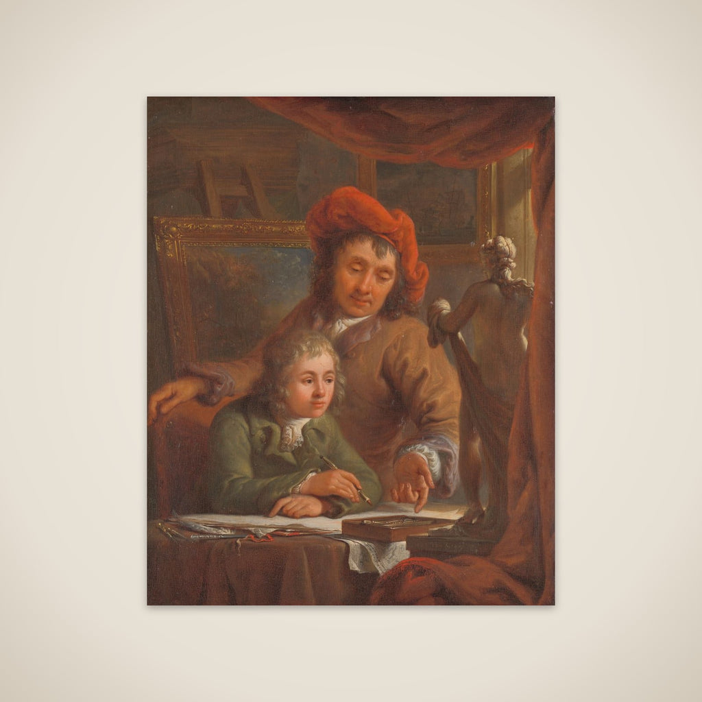 The Drawing Lesson unframed print