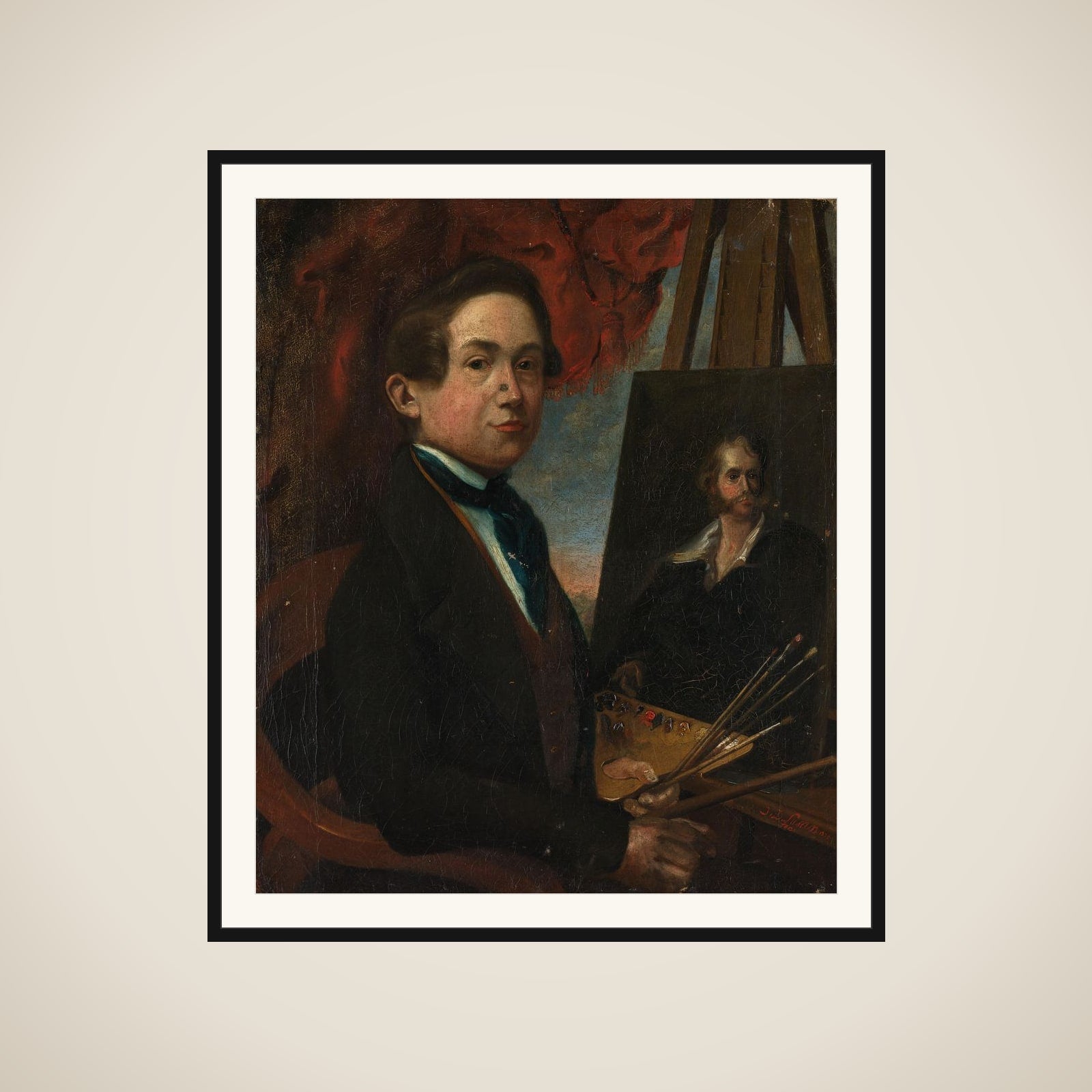 Self Portrait framed