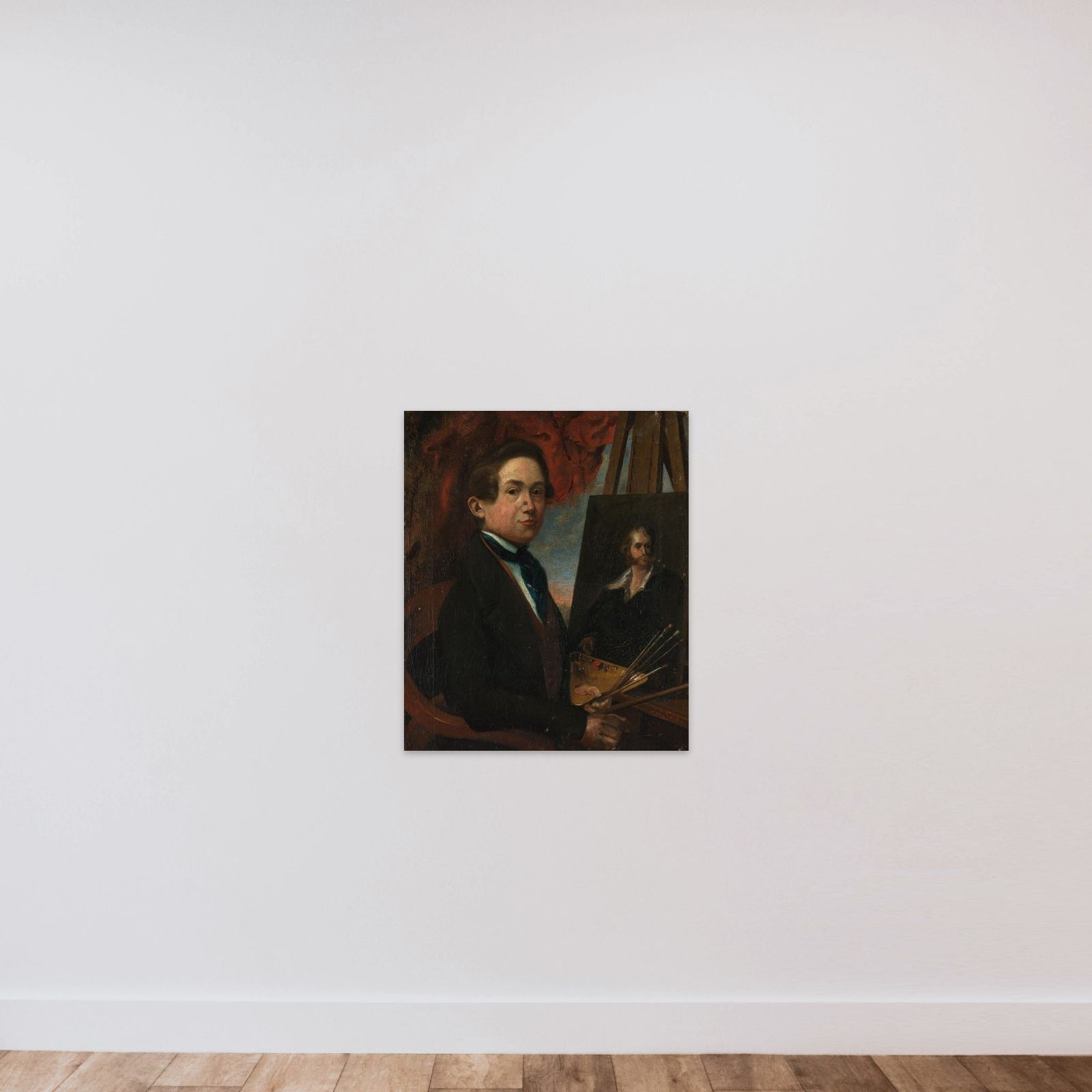 Self Portrait unframed — shown to scale