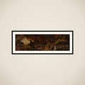 The Last Judgment and the Seven Deadly Sins framed