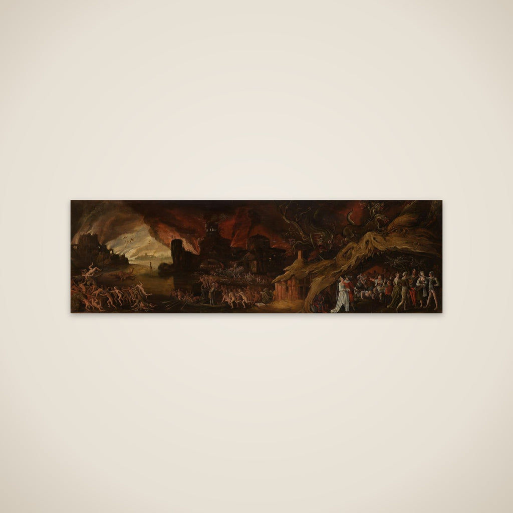 The Last Judgment and the Seven Deadly Sins unframed print