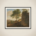 Italian landscape framed