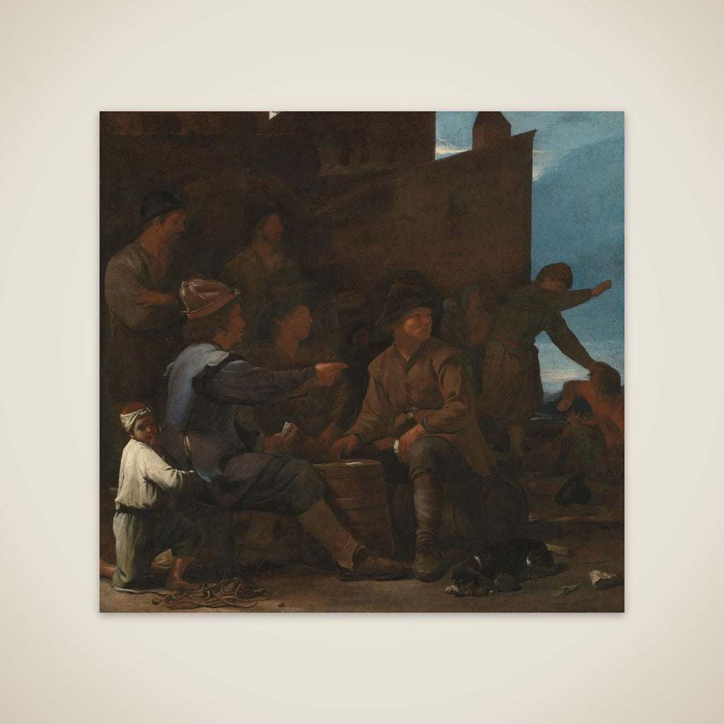 The Card Players unframed print