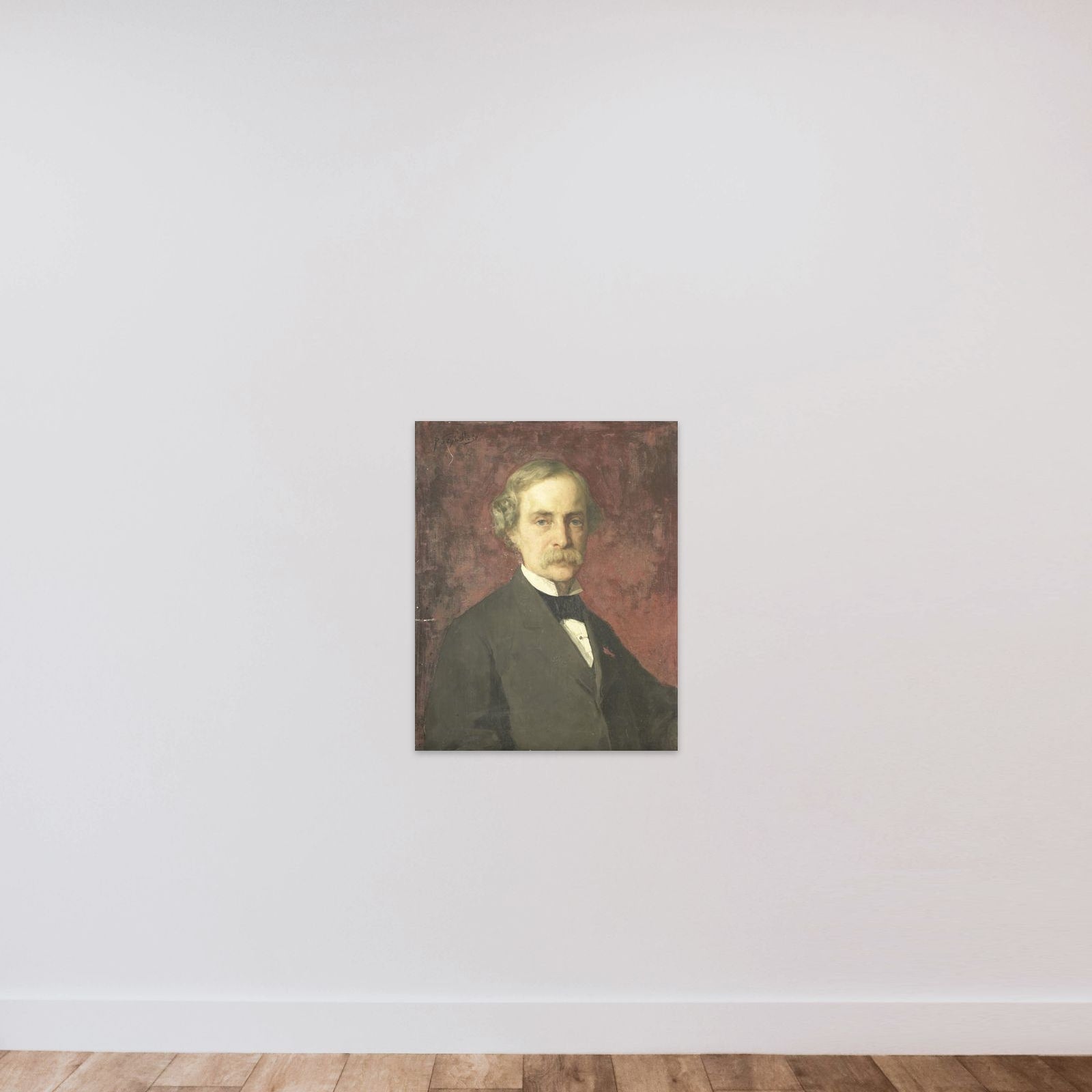 Johann Wilhelm Kaiser (1813-1900). Graficus, directeur van de Graveerschool en van het Rijksmuseum unframed — shown to scale
