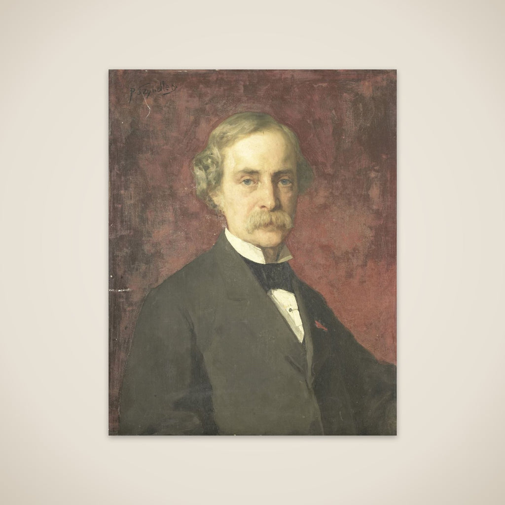 Johann Wilhelm Kaiser (1813-1900). Graficus, directeur van de Graveerschool en van het Rijksmuseum unframed print