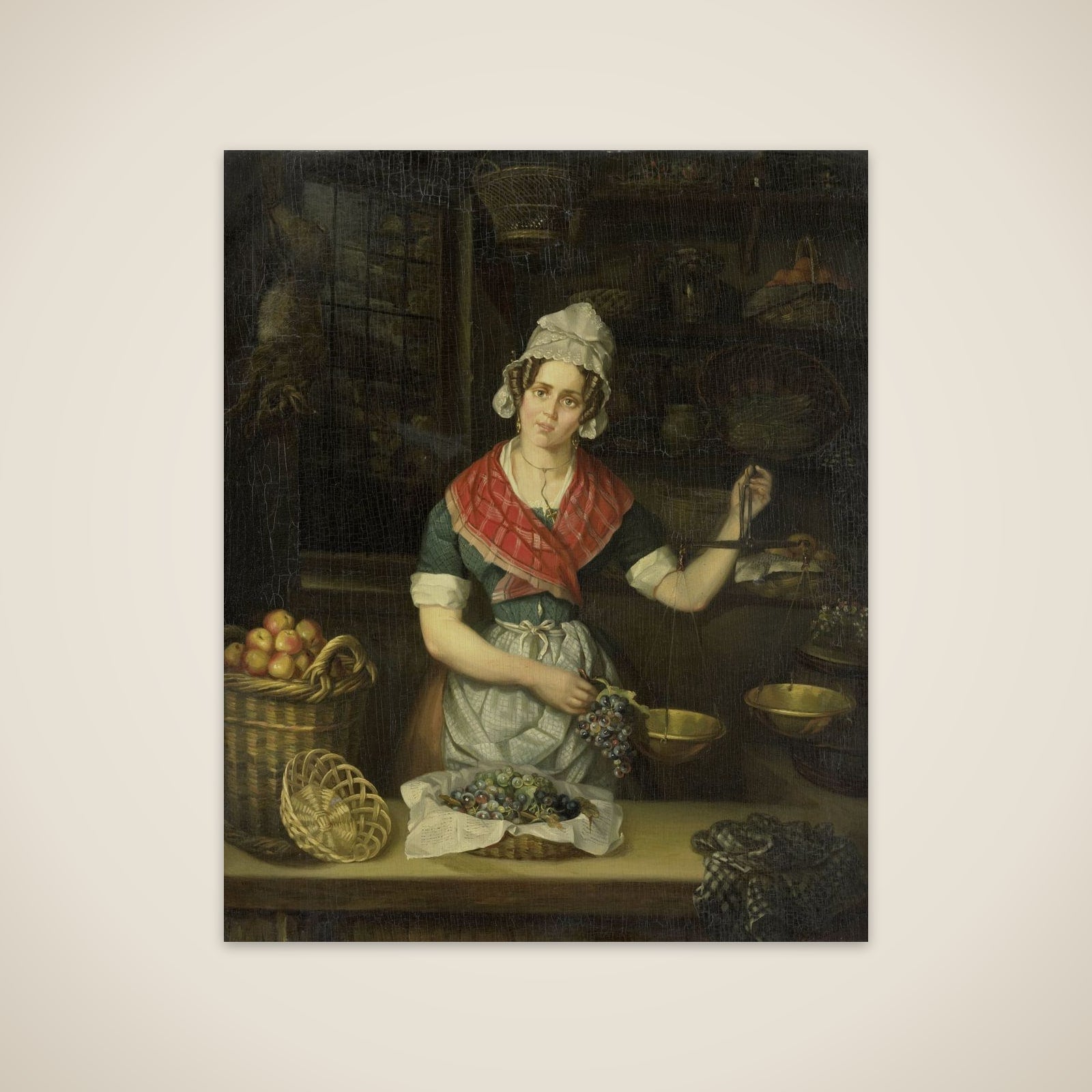 Fruit Seller unframed print