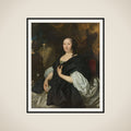 Catharina van der Voort (1622-74). Second wife of Pieter de la Court framed