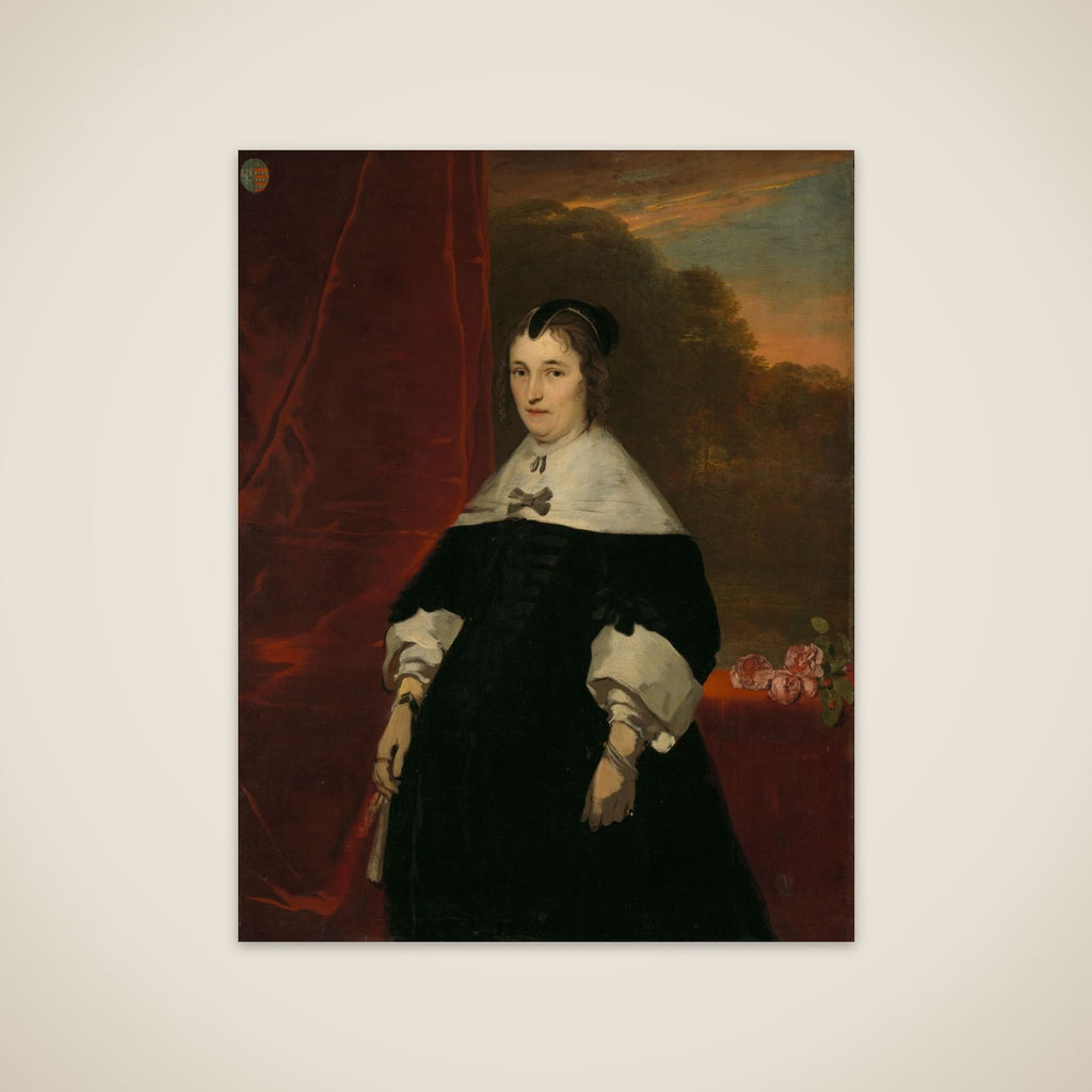 Portrait of Machtelt Bas (?-1681) unframed print