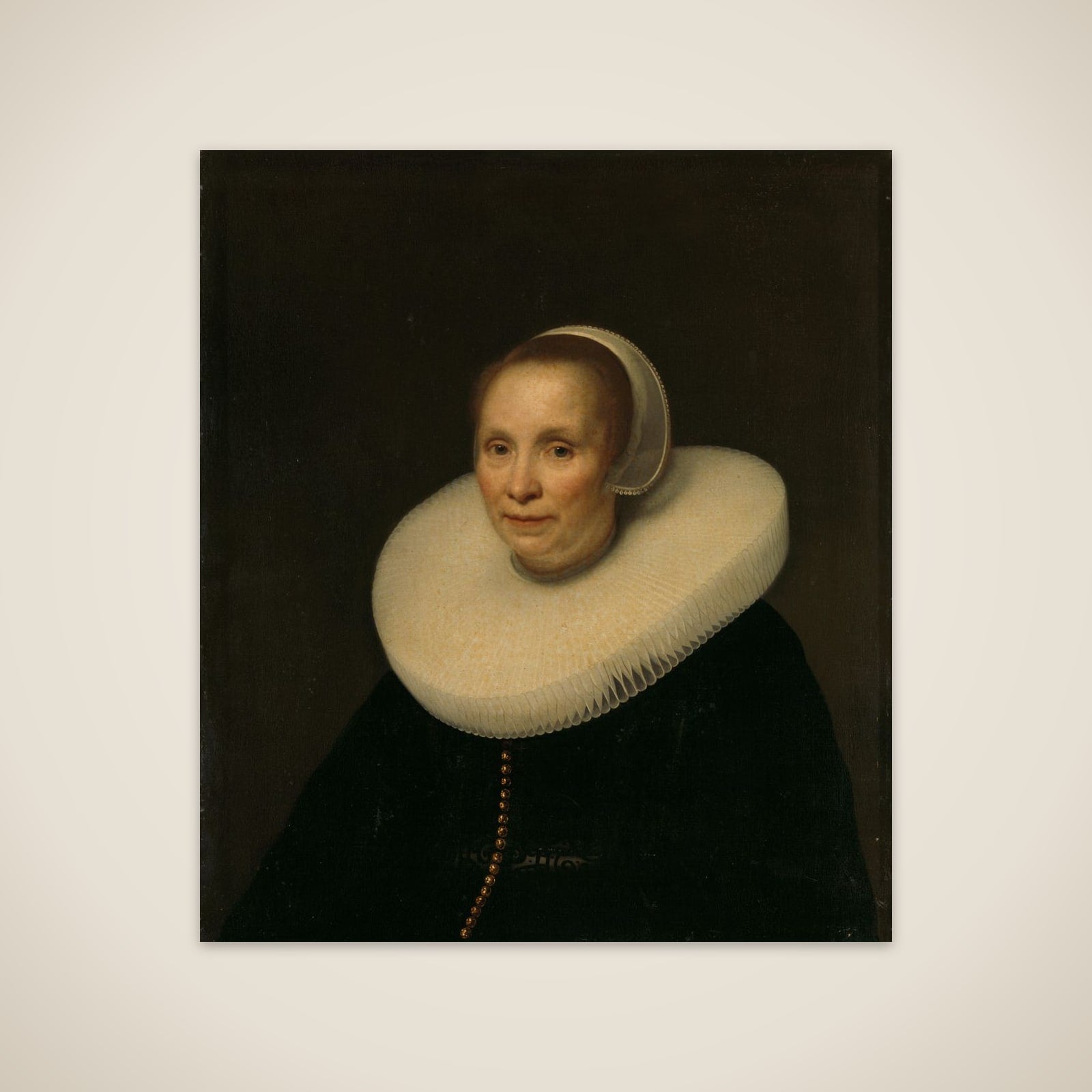 Portrait of a woman unframed print
