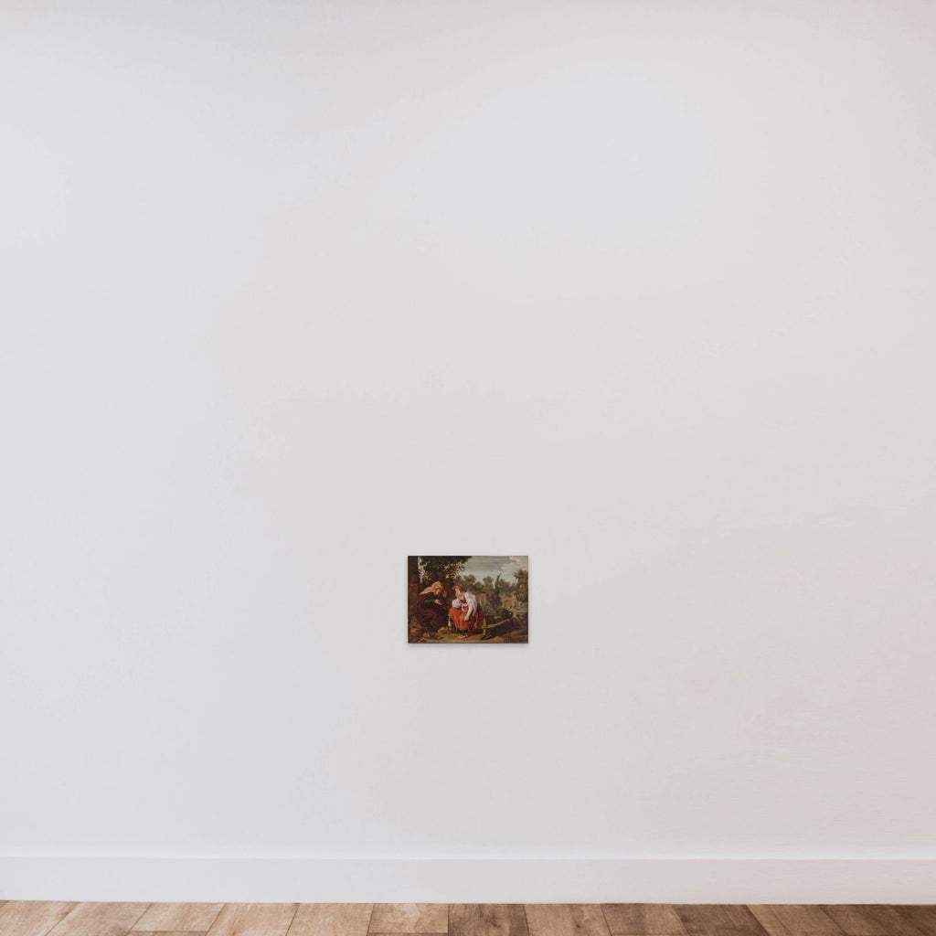 Vertumnus and Pomona unframed — shown to scale