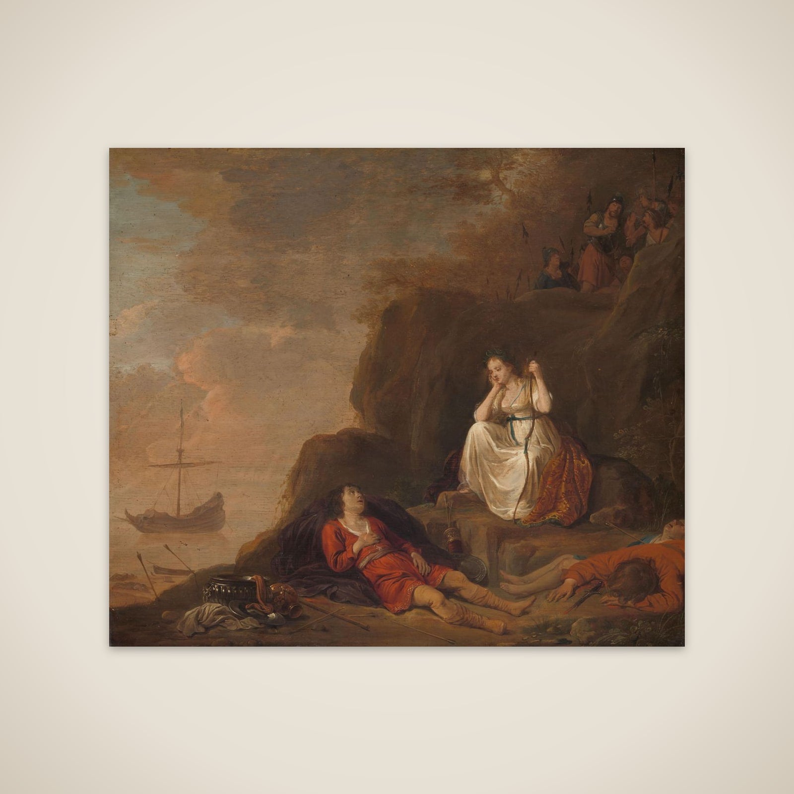 Theagenes and Chariclea unframed print