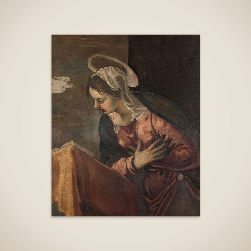 Virgin from the Annunciation to the Virgin unframed print