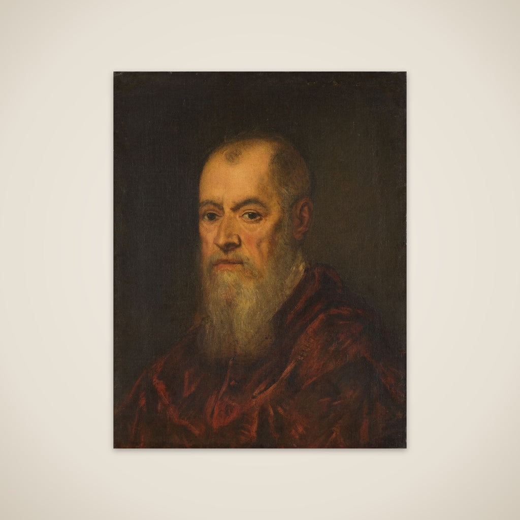 Portrait of a Man with a Red Cloak unframed print