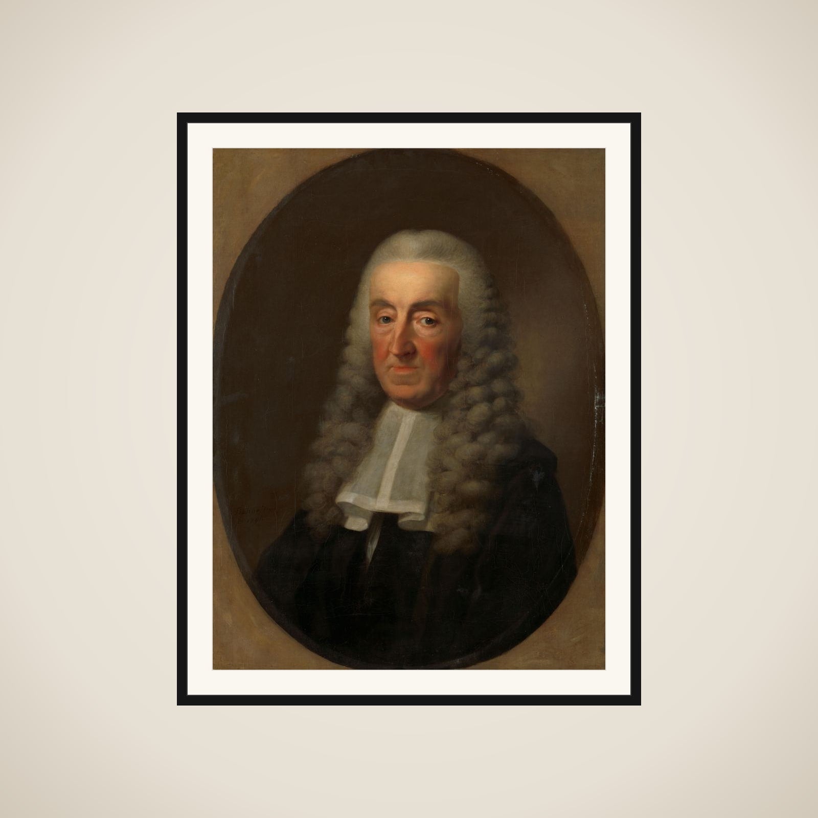 Portrait of Jan van de Poll, Burgomaster of Amsterdam framed