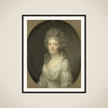 Portrait of Johanna Ferdinanda van Collen, Wife of Salomon Rendorp framed