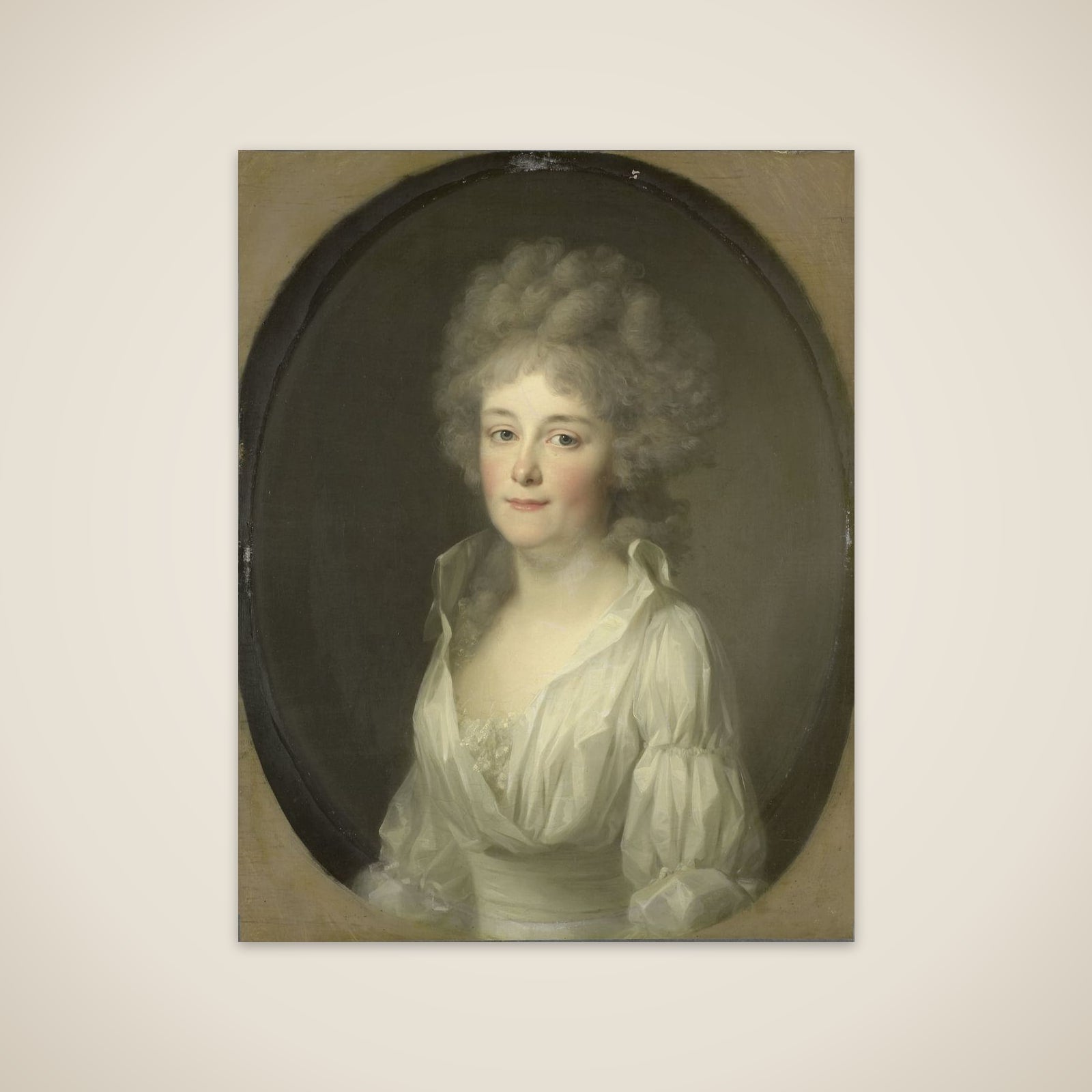 Portrait of Johanna Ferdinanda van Collen, Wife of Salomon Rendorp unframed print