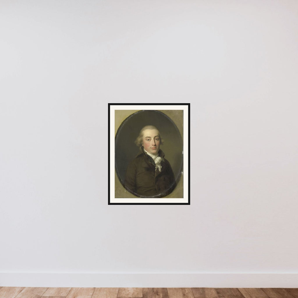 Portrait of Salomon Rendorp, Brewer in Amsterdam framed — shown to scale