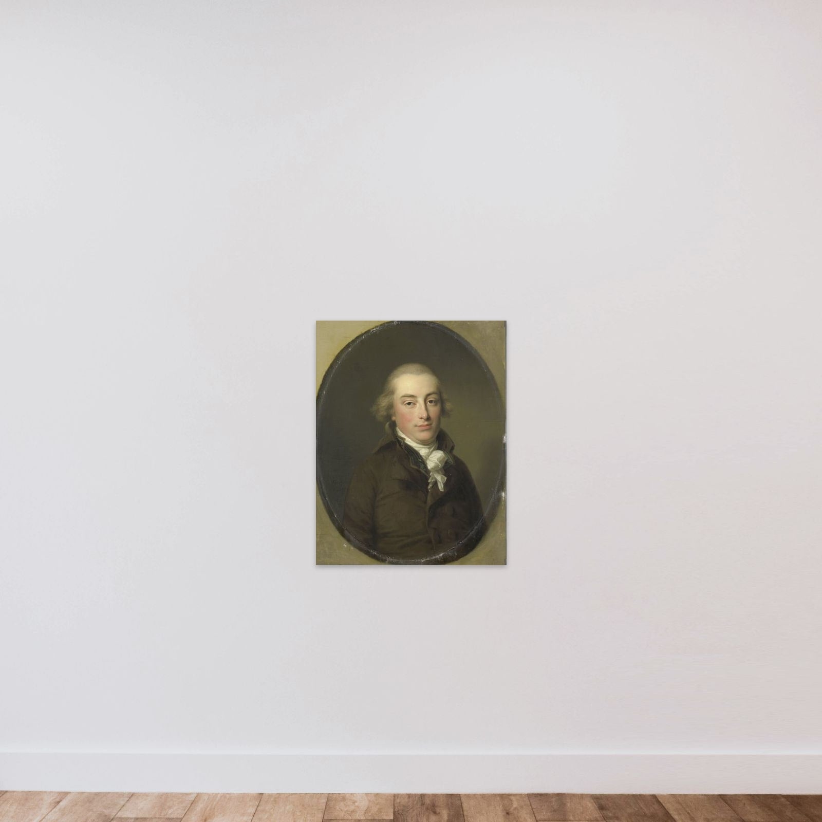 Portrait of Salomon Rendorp, Brewer in Amsterdam unframed — shown to scale