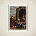 The Adoration of the Magi framed