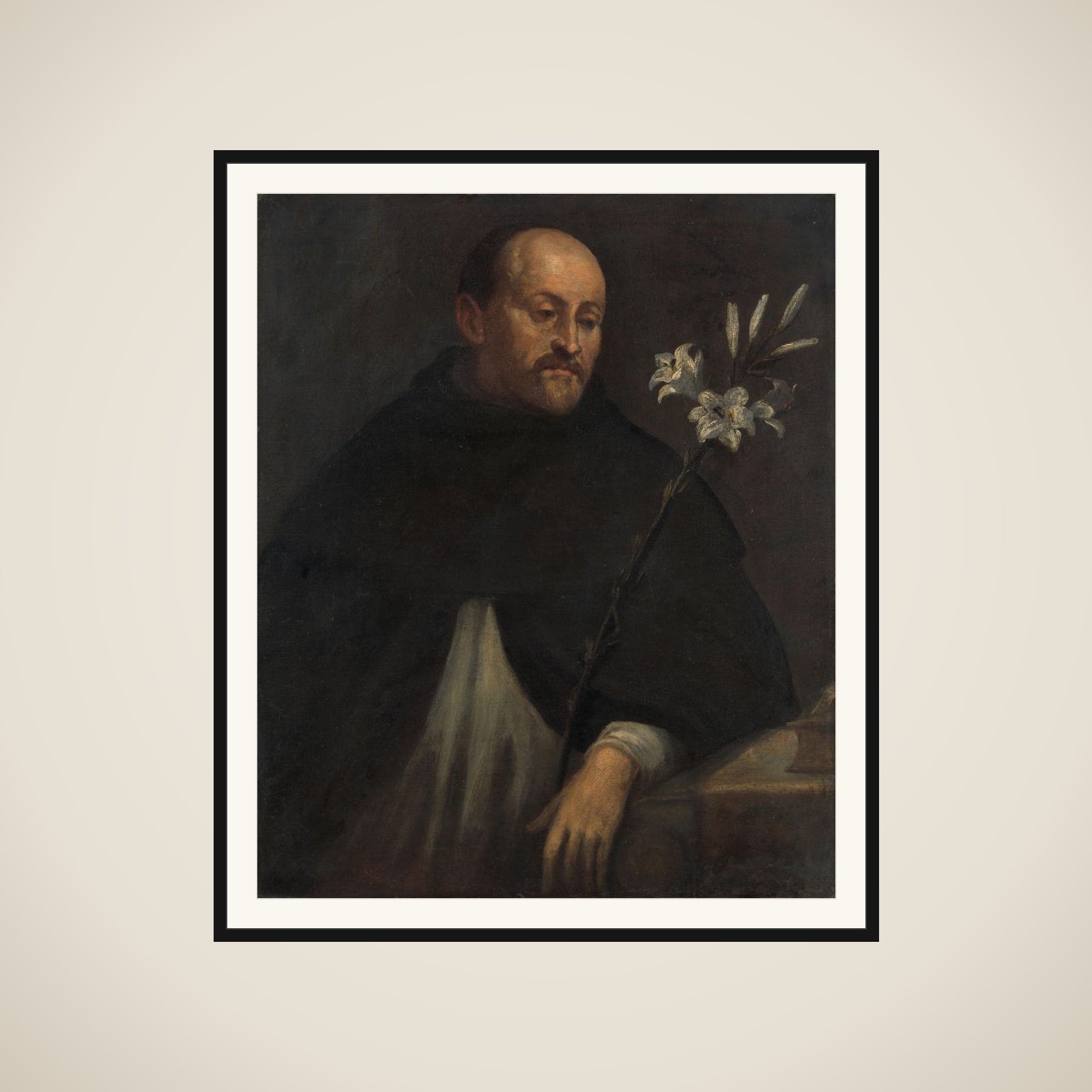 Saint Dominic framed