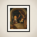 Children with a mousetrap framed