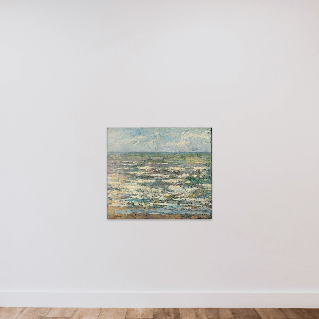 Sea at Katwijk unframed — shown to scale