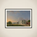 Front View of Buitenzorg Palace during the Earthquake of 10 October 1834 framed
