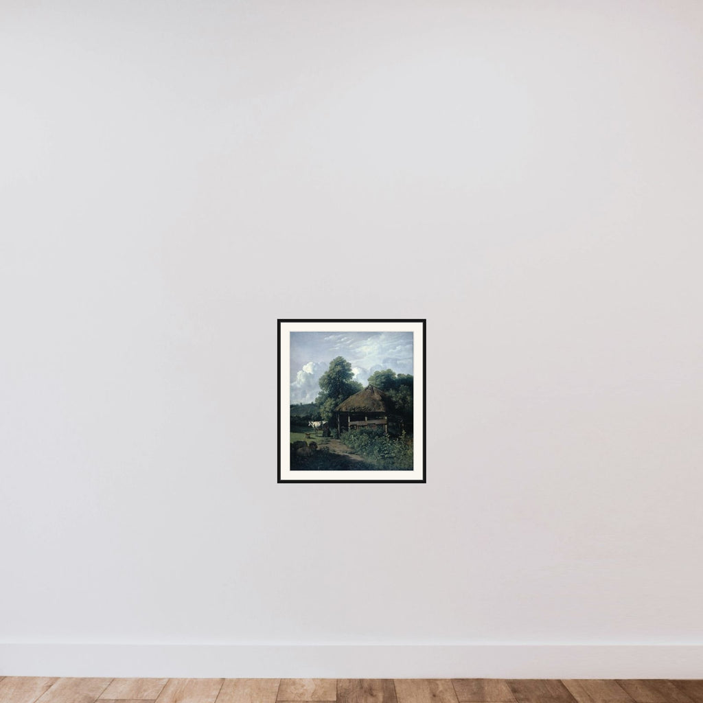 Farm Building in Gelderland framed — shown to scale