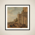 Italian marketplace framed