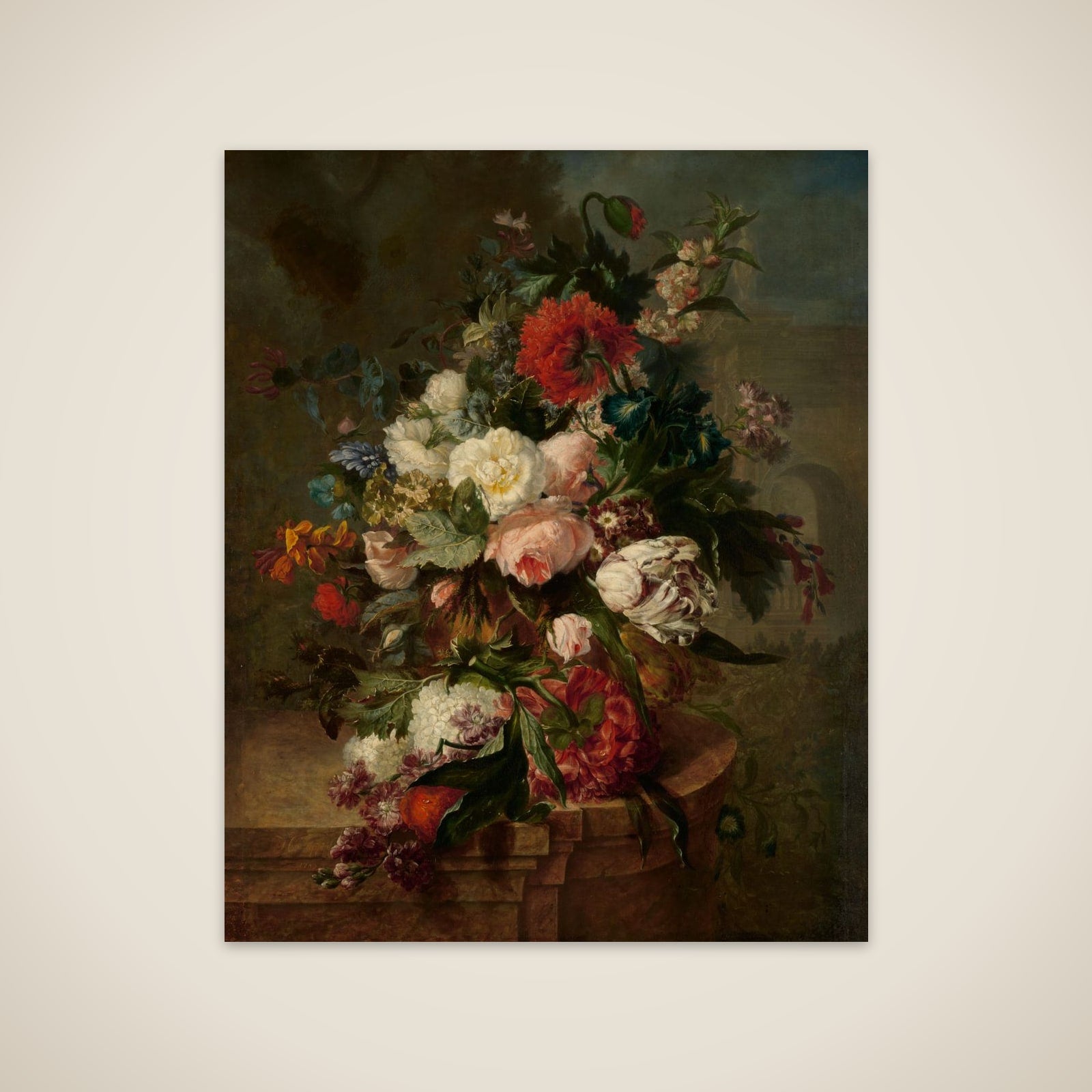 Still Life with Flowers unframed print